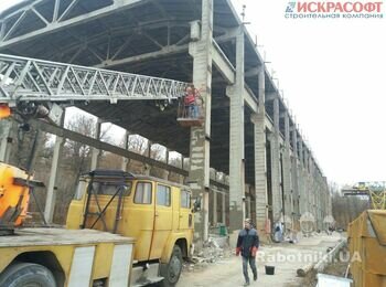 Восстановление защитного слоя арматуры в несущих железо-бетонных конструкциях