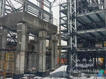 Устройство монолитной плиты под турбогенератор