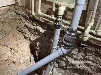 Частичная замена и обустройство канализации кухни в частном доме