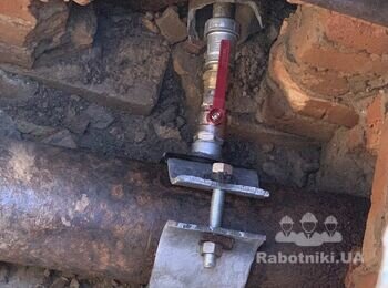 замена врезки под давлением
