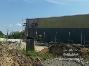 Монтаж вентильованого фасаду
