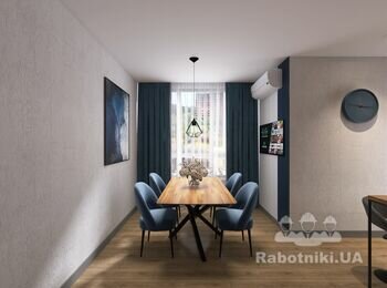 Дизайн інтерєру кухні в ЖК Сіті парк, м. Ірпінь. Розробка креслень 3D візуалізації 3D відео огляд технічний та дизайнерський нагляд комплектування матеріалами
 Ірпінь, Буча, Київ. 0962878797 Катерина