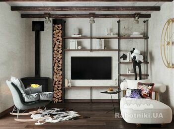 Стеллаж-полка в стиле Loft