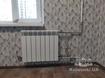 Замена радиатора отопления
