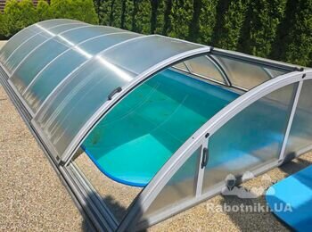 Строительство полипропиленового бассейна - Киев, Осокорки