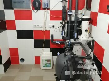 Монтаж оборудования для бассейна - с. Чайки, Киевская обл.