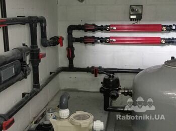 Монтаж оборудования для бассейна - Осокорки, Киевская обл.