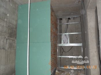 Зашивання ліфтових та каналів технічного призначення.