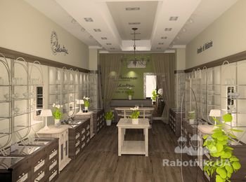 Візуалізація дизайн-проекту бутіка із переміною бренду.