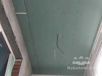 Монтаж влагостойко гпк на балкон