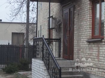 навес и перила с миандром.