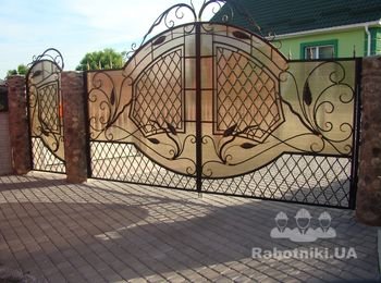 ворота красивые