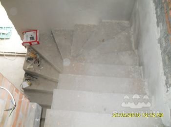 изготовление лестницы из бетона
