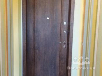 Бронедвери с МДФ филёнкой + дверные откосы из МДФ(фальшь коробка)