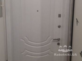 Бронедвери с МДФ филёнкой + дверные откосы из МДФ(фальшь коробка)