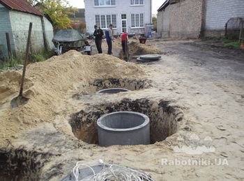 Викопать криницю та каналізацію під ключ,почистить криницю,
установить дубове дно.Продажа бетонних кругів усі розміри,
кришок,доміків для криниці.Доставка та монтаж.Київ та обл..
Земляні роботи под ключ.