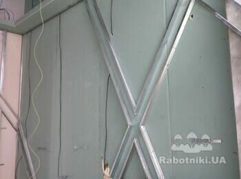 Декор перегородки 1-го поверху аеропорту Київ в Жулянах