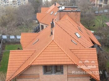 Монтаж покрівлі із керамічної черепиці