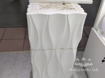 Монтаж плитка 3D-панель в Киеве Купить Декоративная плитка 3D-панель
