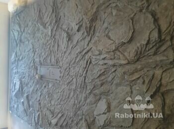 Стіна скала (Киев). Імітація скелі арт декор. 063 121-02-13