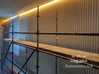#УСТАНОВКА И ПОКРАСКА ГИПСОВЫХ 3Д ПАНЕЛЕЙ (Киев) #Монтаж3д панелей