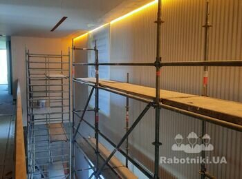 #УСТАНОВКА И ПОКРАСКА ГИПСОВЫХ 3Д ПАНЕЛЕЙ (Киев) #Монтаж3д панелей