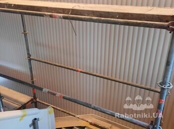 #УСТАНОВКА И ПОКРАСКА ГИПСОВЫХ 3Д ПАНЕЛЕЙ (Киев) #Монтаж3д панелей