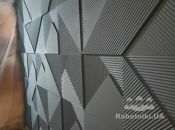 #Топ-лайн Гіпсова 3д панель #Крупноформатная гипсовая 3Д панель Top Line 3D панель из гипса - HATCH #Гипсовые 3D панели Hatch DecoWalls #3D панель из гипса - HATCH #Texturo #Гипсовые 3D панели Hatch DecoWalls