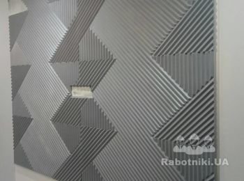 #Купить 3Д/3D панели Монтаж, Киев. #Малярные работы. Ремонт квартир. Бизнес и услуги Сырьё / материалы. Монтаж гипсовых 3д панелей в Киеве #Заказать монтаж 3д панелей в Киеве.