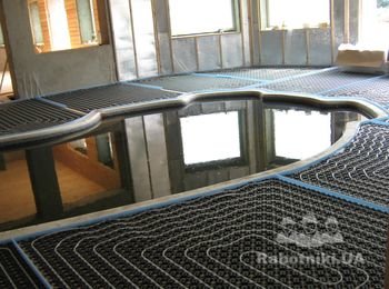 Теплый пол водяной 15 мм, бассейн