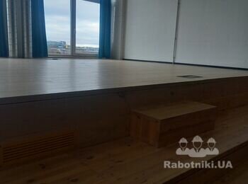 Реставрация сцены для танцев