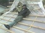 девятискатная кровля с изготовлением деревянных ферм