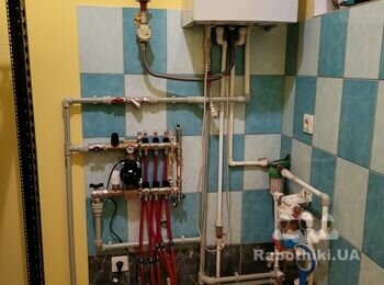 Теплый пол ,газовый кател