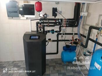 Геотермальний тепловий насос+гаряче водопостачання