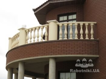 изготовление + монтаж + покраска балюстрады
