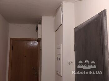 Новое покритие стен (шпатлевка+покраска за 2 раза)