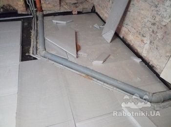 Утепление стиродуром(пеноплекс).