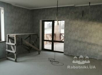 Поклейка обоев