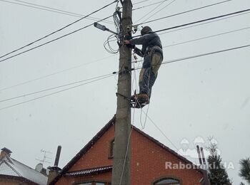 Установка уличного освещения