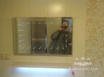 хитрая подсветка в зеркале