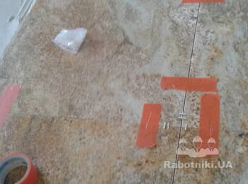 индийский камень на пол 610х610