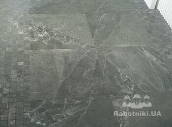 примикання мозаїки і керамограніту