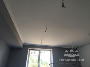 Потолок в кабинете хозяина дома.