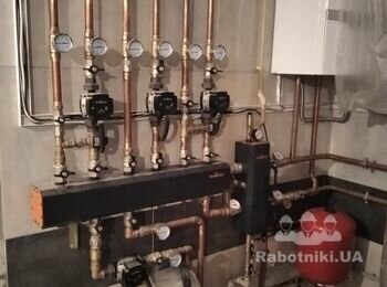 Котельная обьаязка медью