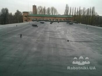 Кровля цеха завода