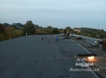 Кровля складского помещения
