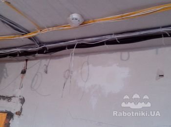 укладка по потолку