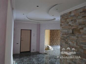 Израиль-коридор полы,стена искуственный камень