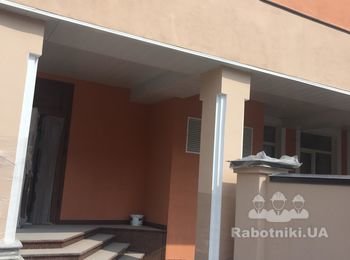 "Планета2ООО". Объект на Львовской площади. Укладка тротуарной плитки колормикс.