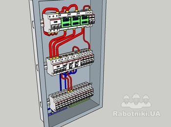 Проектирование электрощита,квартира площадью 90м2